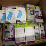 Mixed Lot of Designer Cases, Screen Protectors, Repair Parts for Apple/Android