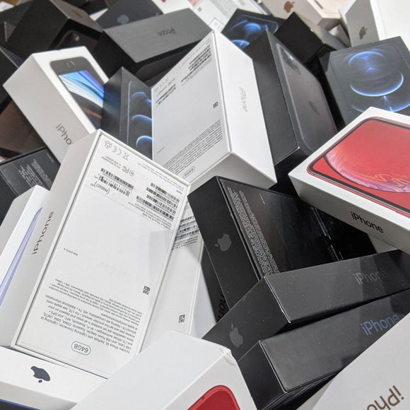 Apple Empty Retail Boxes, Mixed iPhone, iPad, & iWatch (860 Units)